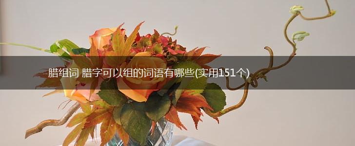 腊组词 腊字可以组的词语有哪些(实用151个),第1张