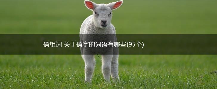 僚组词 关于僚字的词语有哪些(95个),第1张