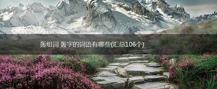 轰组词 轰字的词语有哪些(汇总106个),第1张