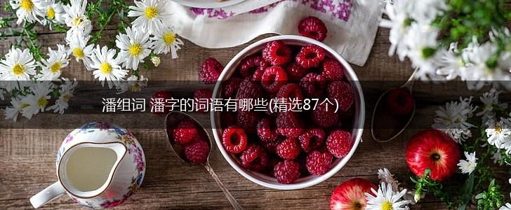 潘组词 潘字的词语有哪些(精选87个),第1张