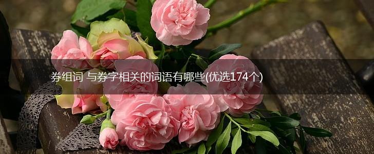 券组词 与券字相关的词语有哪些(优选174个),第1张