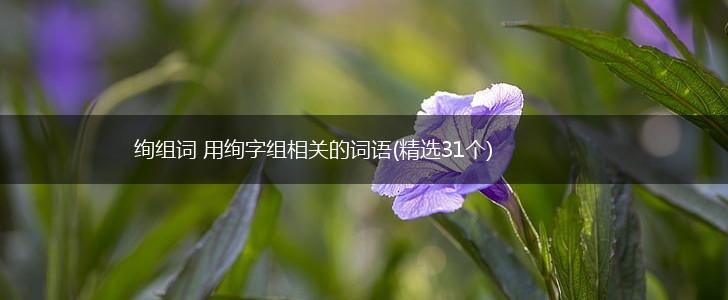 绚组词 用绚字组相关的词语(精选31个),第1张